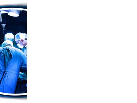 Plantilla de PowerPoint - operación quirúrgica en una paleta azul, Diapositiva 3, 09528, Médico — PoweredTemplate.com