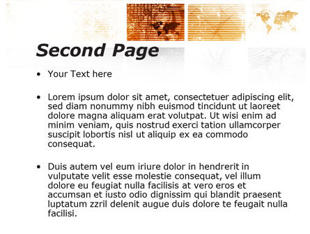 Abstract Light Brown PowerPoint Template, Slide 2, 09573, Abstract/Textures — PoweredTemplate.com