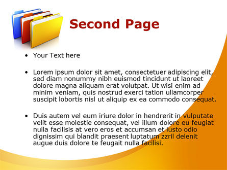 Dokumentenkoffer PowerPoint Vorlage, Folie 2, 09594, Business Konzepte — PoweredTemplate.com