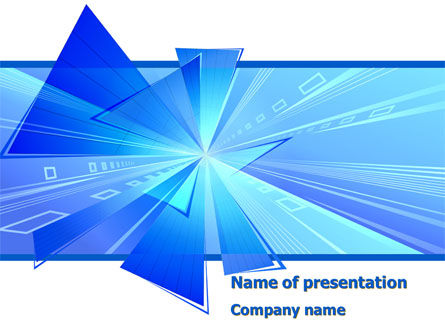 魔术飞行PowerPoint模板, 免费 PowerPoint模板, 09602, 抽象/纹理 — PoweredTemplate.com
