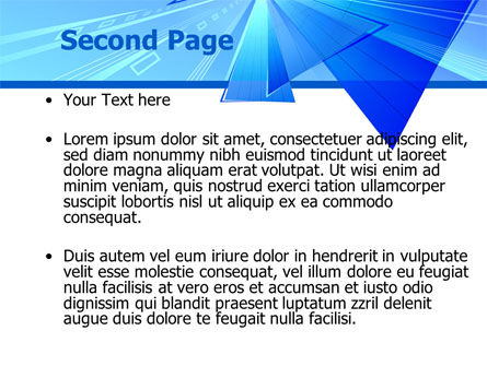 Magic Vlucht PowerPoint Template, Dia 2, 09602, Abstract/Textuur — PoweredTemplate.com