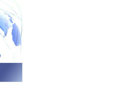 青い地球のシルエット - PowerPointテンプレート, スライド 3, 09605, グローバル — PoweredTemplate.com