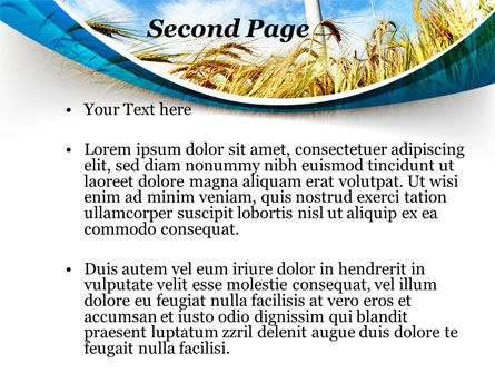 Modello PowerPoint - Agricoltura rispettosa dell'ambiente, Slide 2, 09612, Natura & Ambiente — PoweredTemplate.com