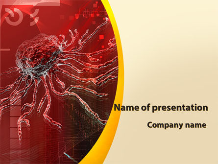 Artificial Nerve Center PowerPoint Template, PowerPoint Template, 09623, Medical — PoweredTemplate.com