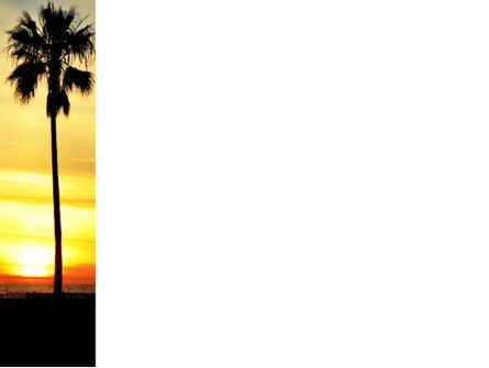 Sonnenuntergang auf der tropischen insel PowerPoint Vorlage, Folie 3, 09639, Gesundheit und Erholung — PoweredTemplate.com