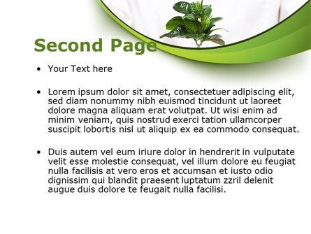 Burgeon PowerPoint Template, Slide 2, 09641, Nature & Environment — PoweredTemplate.com