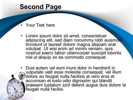 Time Management Tool PowerPoint Template, Dia 2, 09649, Advisering — PoweredTemplate.com