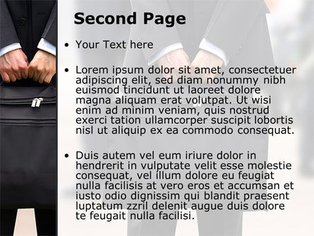 Modèle PowerPoint de premier travail, Diapositive 2, 09657, Concepts commerciaux — PoweredTemplate.com