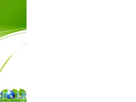 2012 grünes jahr PowerPoint Vorlage, Folie 3, 09667, Global — PoweredTemplate.com