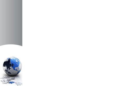 Modelo do PowerPoint - quebra-cabeça da terra, Deslizar 3, 09681, Global — PoweredTemplate.com