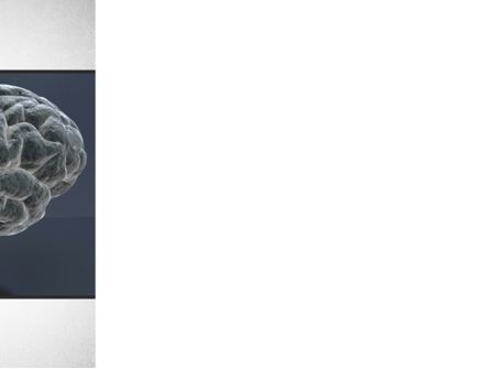 파워포인트 템플릿 - 인간 두뇌 모델, 슬라이드 3, 09687, 의학 — PoweredTemplate.com