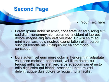 Templat PowerPoint Konglomerat Batu Biru, Slide 2, 09708, Abstrak/Tekstur — PoweredTemplate.com