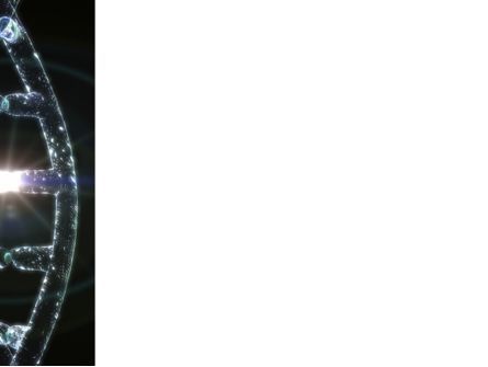 電子顕微鏡でのdnaの写真 - PowerPointテンプレート, スライド 3, 09719, 技術＆科学 — PoweredTemplate.com