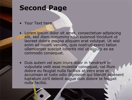 Modello PowerPoint - Strumenti e hummer, Slide 2, 09720, Servizi/industriale — PoweredTemplate.com