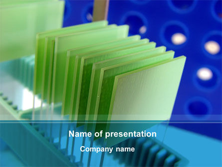 Glass Slides PowerPoint Template, Free PowerPoint Template, 09754, Technology and Science — PoweredTemplate.com