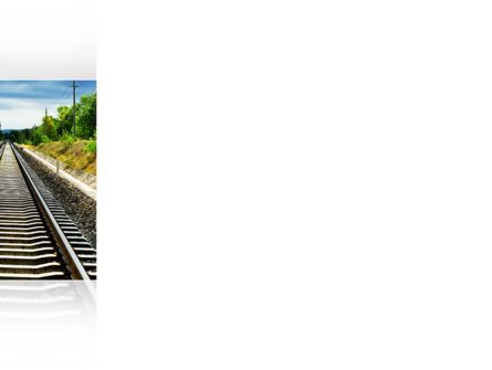 Railway To The Beautiful Land PowerPoint Template, Slide 3, 09756, Cars and Transportation — PoweredTemplate.com