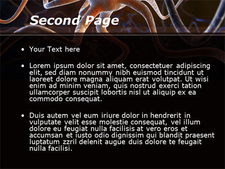 파워포인트 템플릿 - 신경 세포, 슬라이드 2, 09759, 의학 — PoweredTemplate.com