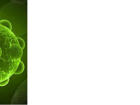 電子顕微鏡下でのウイルス - PowerPointテンプレート, スライド 3, 09767, 技術＆科学 — PoweredTemplate.com