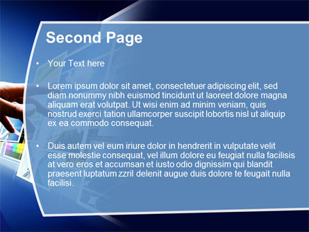 Photo On Interactive Monitor PowerPoint Template, Slide 2, 09793, Technology and Science — PoweredTemplate.com