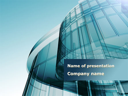 Plantilla de PowerPoint - estructuras modernas de la arquitectura, Plantilla de PowerPoint, 09799, Construcción — PoweredTemplate.com
