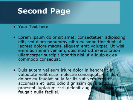 Templat PowerPoint Struktur Arsitektur Modern, Slide 2, 09799, Konstruksi — PoweredTemplate.com