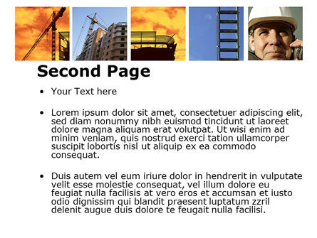 都市を建設する者 - PowerPointテンプレート, スライド 2, 09825, 実用／産業 — PoweredTemplate.com