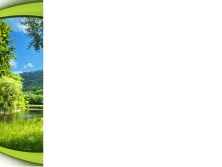 草甸在河上PowerPoint模板, 幻灯片 3, 09863, 自然与环境 — PoweredTemplate.com