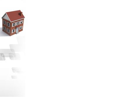Templat PowerPoint Model Rumah Bandar, Slide 3, 09866, Konstruksi — PoweredTemplate.com