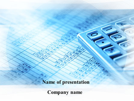 Calculated Items PowerPoint Template, 09896, Financial/Accounting — PoweredTemplate.com