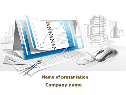 Electronic Calendar PowerPoint Template, PowerPoint Template, 09903, Education & Training — PoweredTemplate.com
