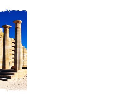 Ruins Of Ancient Greek Temple PowerPoint Template, Slide 3, 09908, Art & Entertainment — PoweredTemplate.com