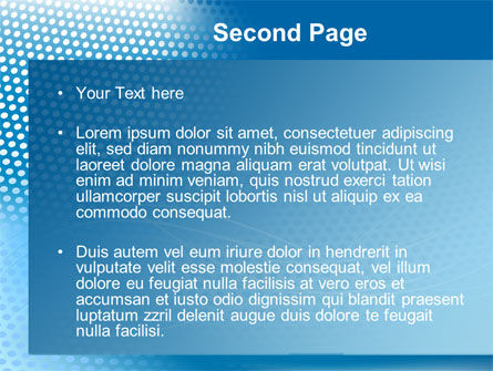 Modello PowerPoint - Blu superficie astratta griglia, Slide 2, 09916, Astratto/Texture — PoweredTemplate.com