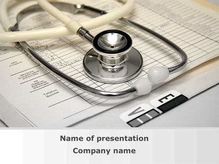 Arztzubehör PowerPoint Vorlage, PowerPoint-Vorlage, 09940, Medizin — PoweredTemplate.com