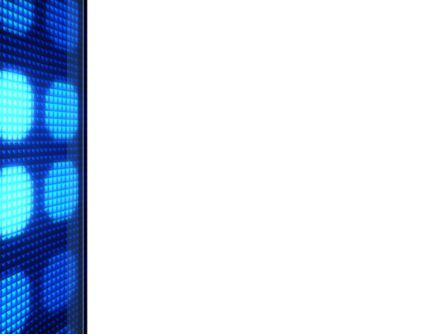 白色圆圈上的蓝色波纹状PowerPoint模板, 幻灯片 3, 09959, 抽象/纹理 — PoweredTemplate.com