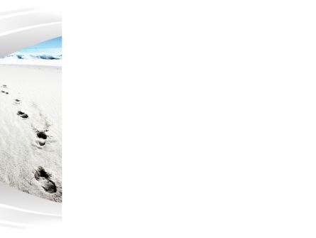 砂丘の足跡 - PowerPointテンプレート, スライド 3, 09972, 休日／特別行事 — PoweredTemplate.com