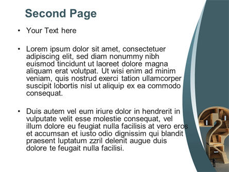 Templat PowerPoint Pencarian Tanda Tanya, Slide 2, 09978, Konstruksi — PoweredTemplate.com