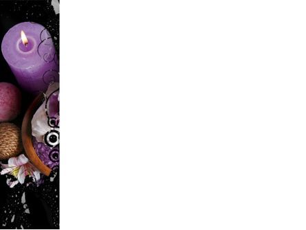 紫沐浴盐PowerPoint模板, 幻灯片 3, 09987, 健康和休闲 — PoweredTemplate.com