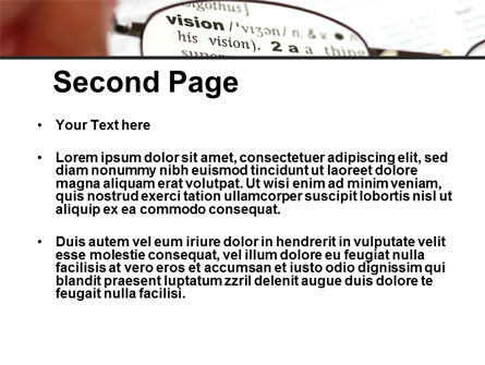 Project Vision PowerPoint Template, Slide 2, 09992, Medical — PoweredTemplate.com
