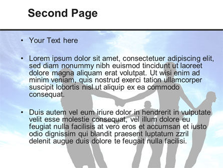 Circle of Friends PowerPoint Template, Slide 2, 09995, Religious/Spiritual — PoweredTemplate.com