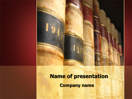 Modelo do PowerPoint - tomos na estante, Grátis Modelo do PowerPoint, 10023, Education & Training — PoweredTemplate.com