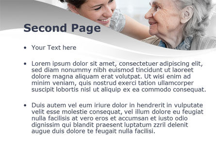 Elderly People Care PowerPoint Template, Slide 2, 10042, Religious/Spiritual — PoweredTemplate.com