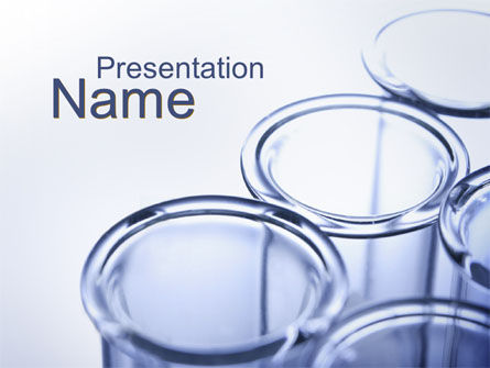 Lab Ware PowerPoint Template, PowerPoint Template, 10070, Technology and Science — PoweredTemplate.com