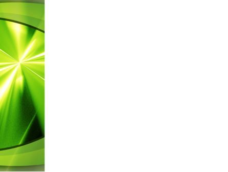 파워포인트 템플릿 - 추상 녹색 반짝임, 슬라이드 3, 10082, 추상/직물 — PoweredTemplate.com