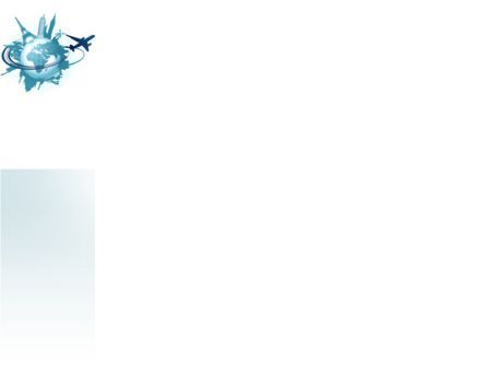 飛行機で世界一周 - PowerPointテンプレート, スライド 3, 10091, 自動車＆輸送機関 — PoweredTemplate.com