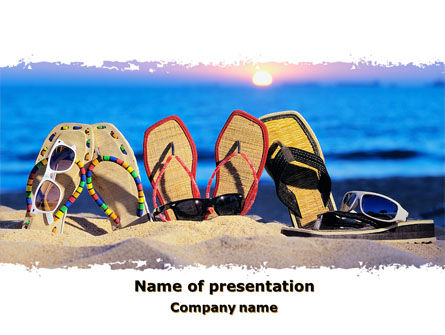 夏季PowerPoint模板, PowerPoint模板, 10114, 健康和休闲 — PoweredTemplate.com