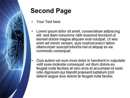 Templat PowerPoint Siluet Cybernetic, Slide 2, 10170, Teknologi dan Ilmu Pengetahuan — PoweredTemplate.com