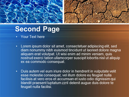 四个元素PowerPoint模板, 幻灯片 2, 10180, 自然与环境 — PoweredTemplate.com