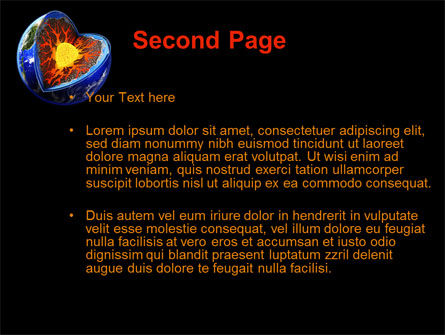 Modèle PowerPoint de noyau de la terre, Diapositive 2, 10208, Education & Training — PoweredTemplate.com