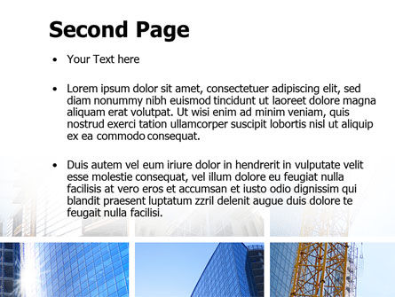 Modello PowerPoint - Business building, Slide 2, 10218, Costruzioni — PoweredTemplate.com
