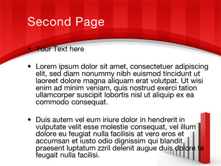 Säulendiagramm PowerPoint Vorlage, Folie 2, 10225, Business Konzepte — PoweredTemplate.com